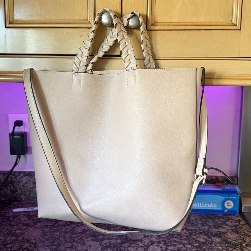 JULES KAE ladies large tote, good condition long adjustable strap short handles - Picture 2 of 16